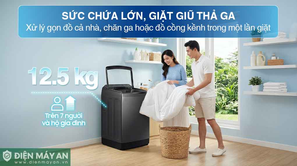 Kinh nghiệm mua máy giặt cho gia đình trẻ